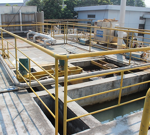 江門外資企業一體化污水處理設備運營現場